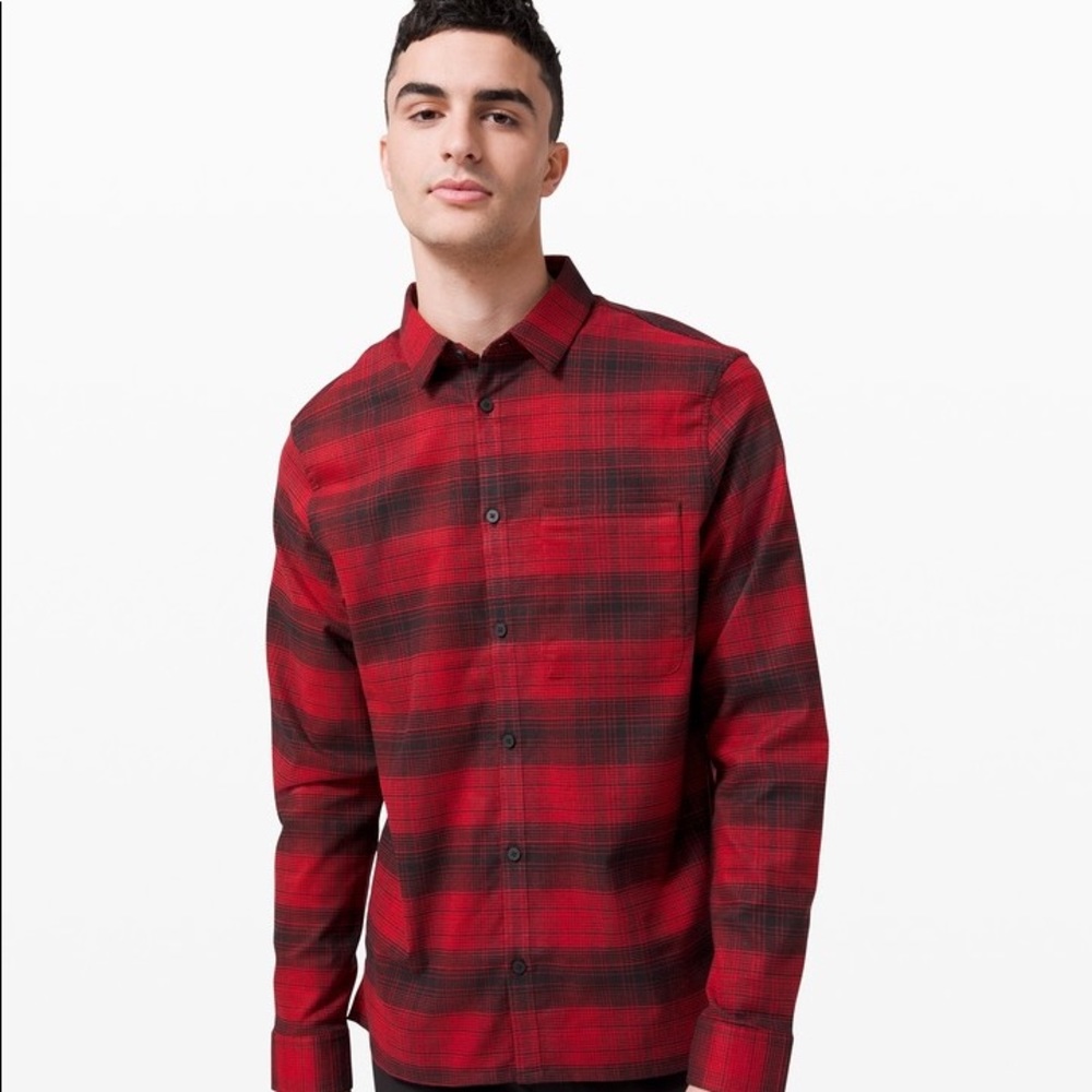 Lululemon masons peak flannel size small